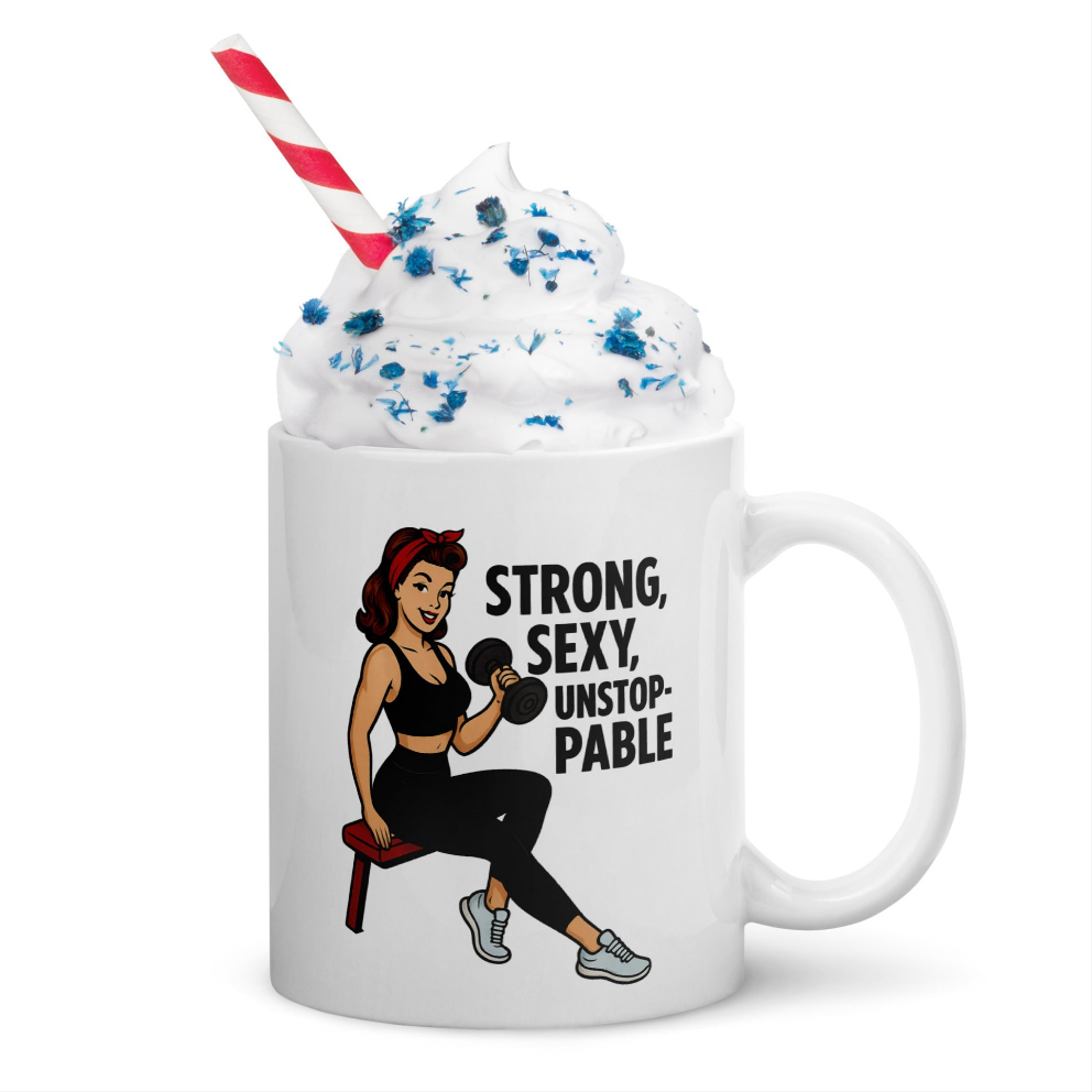 Taza/Mug "Workout Pin-Up"