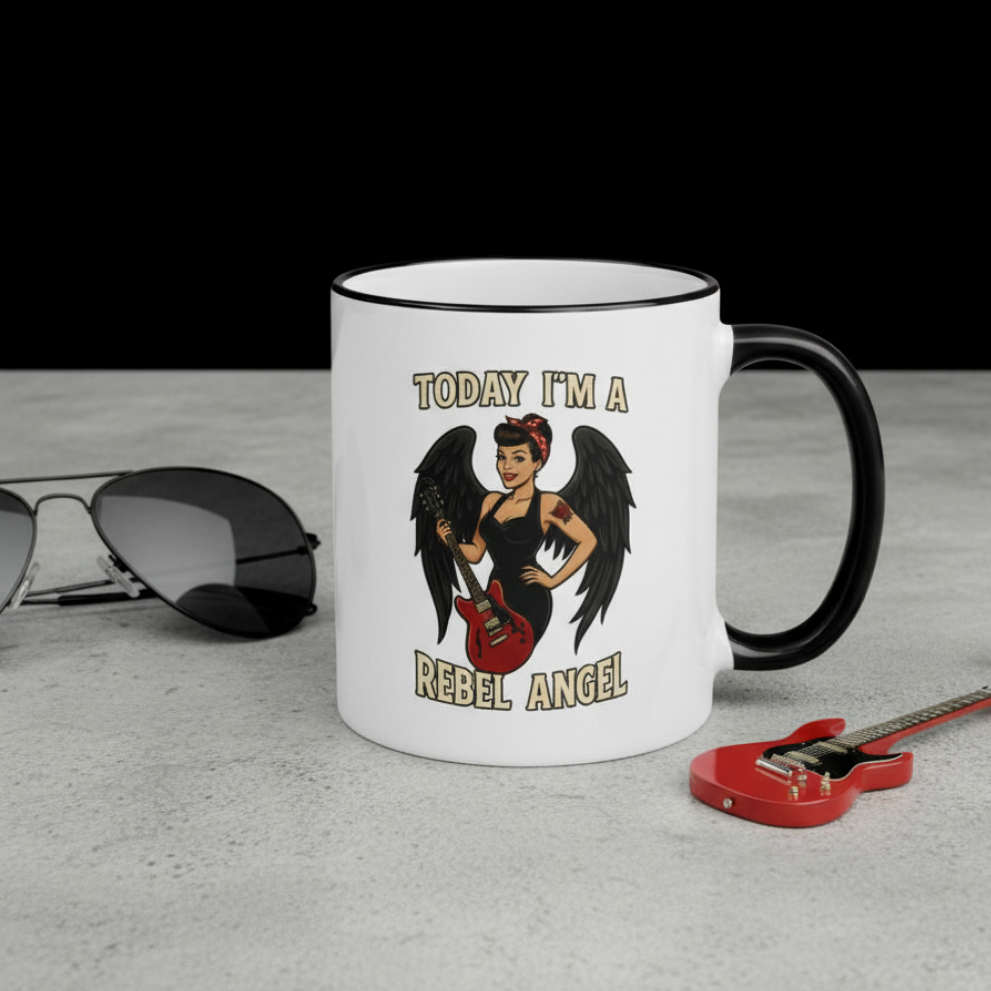 Taza/Mug cerámica "Black Rebel Angel”