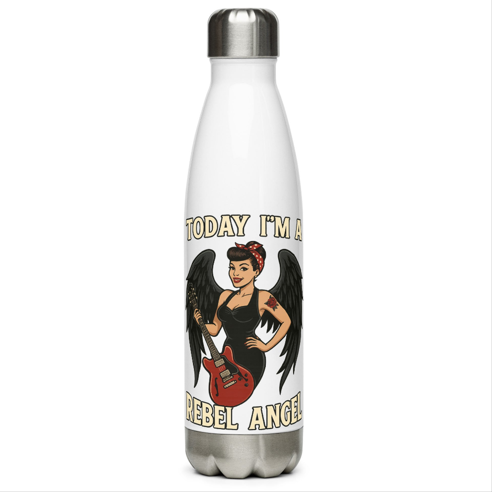 Botella de Agua/ Stainless “Black Rebel Angel”