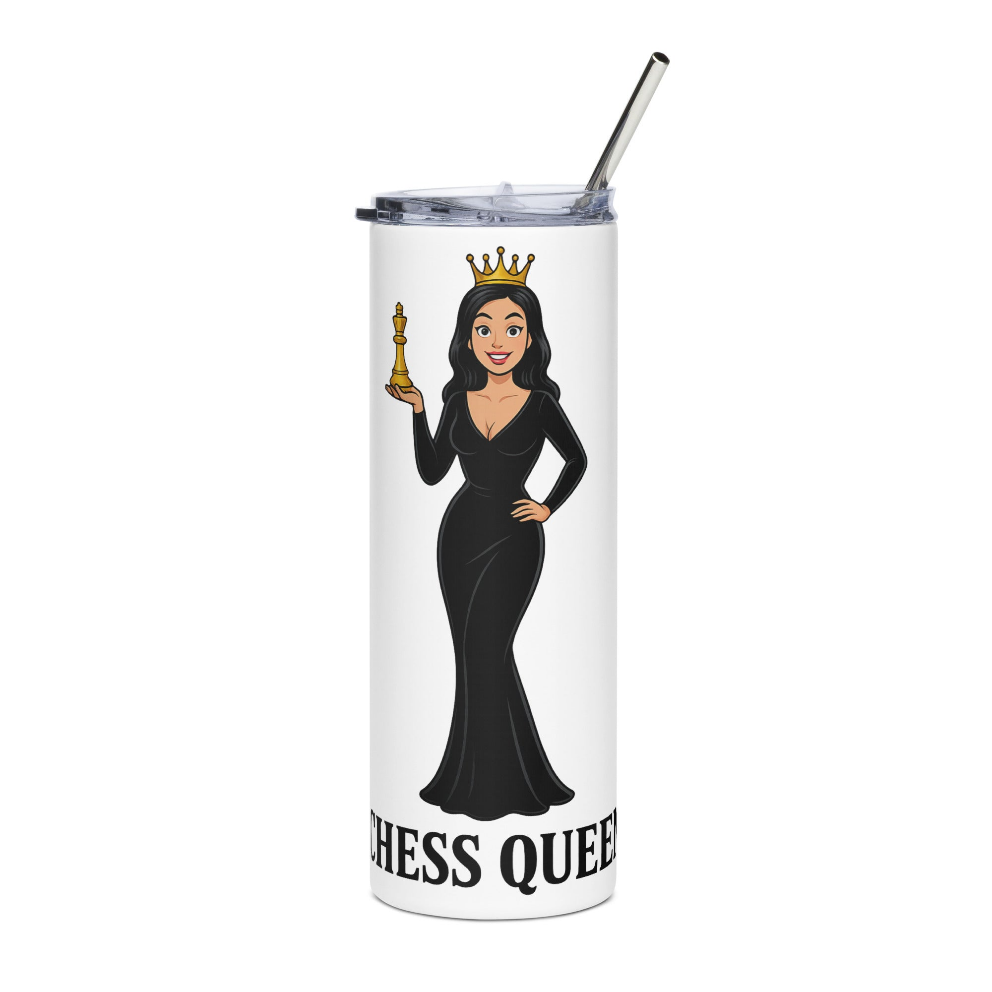 Reina de ajedrez - vaso térmico/ Stainless steel tumbler