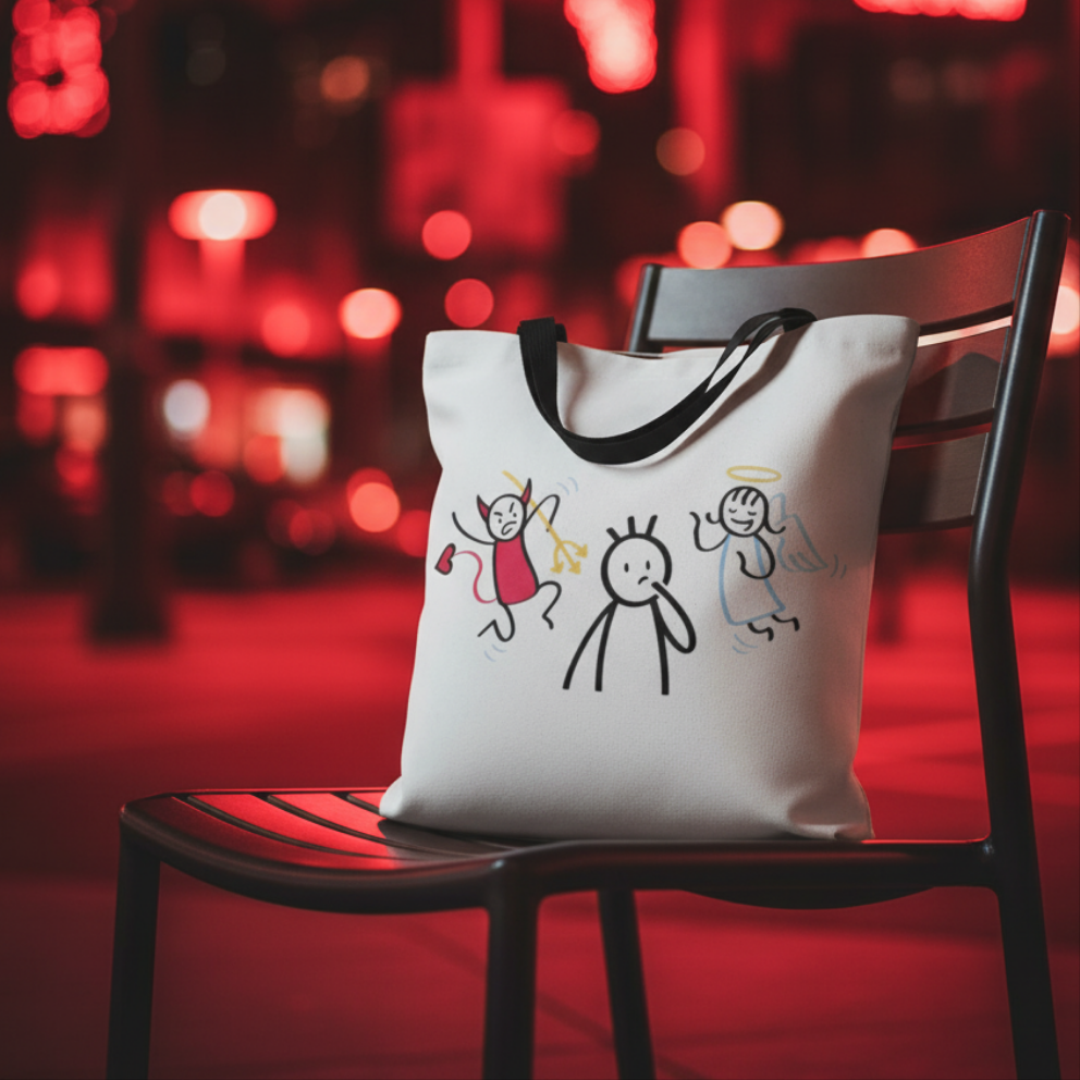 Bolso / Tote Bag “White Rebel Angel”