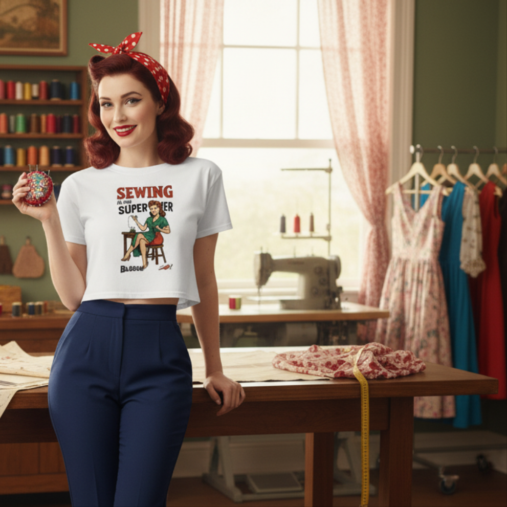 Camiseta corta unisex "Sewing is my superpower"