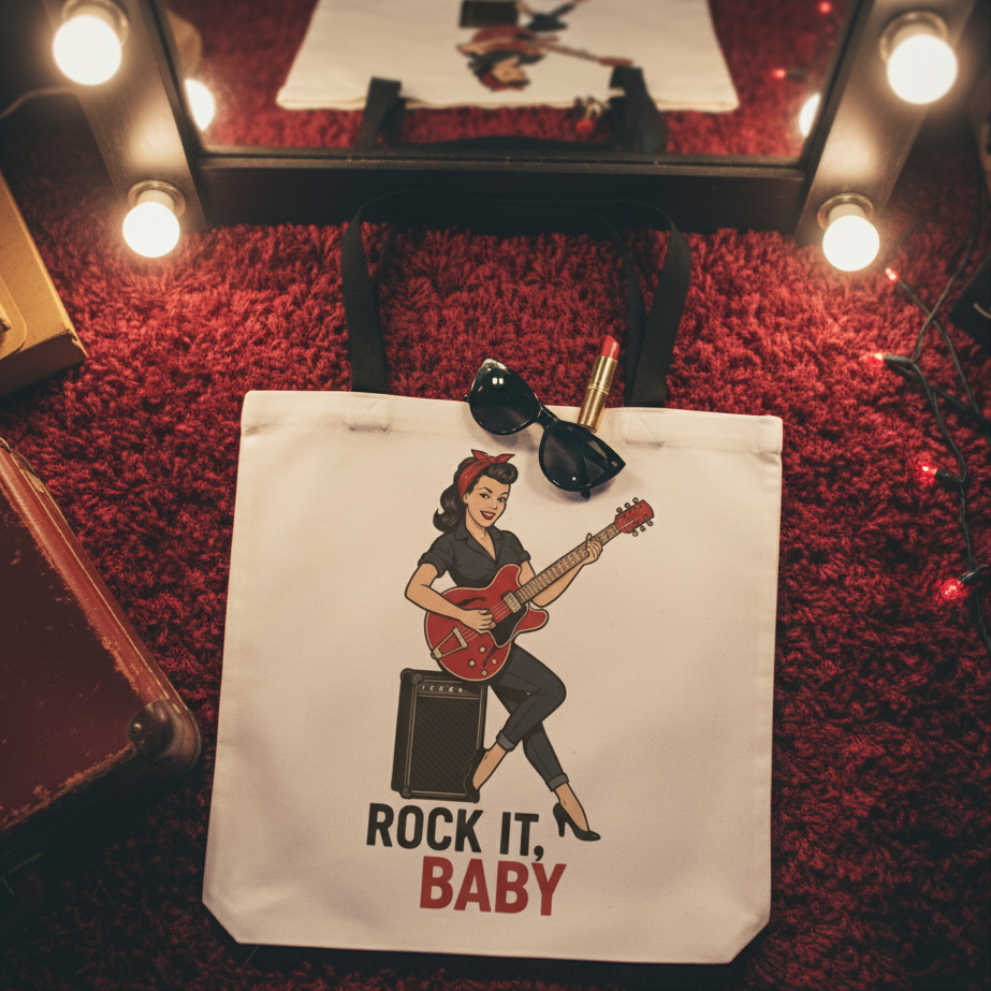 Bolso tote/Bag "Rock It, Baby"