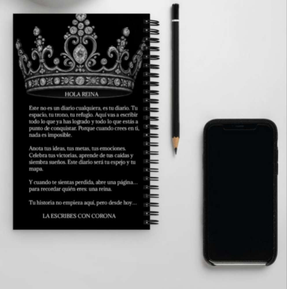 Gatita Reina - Cuaderno de Notas / Spiral Notebook
