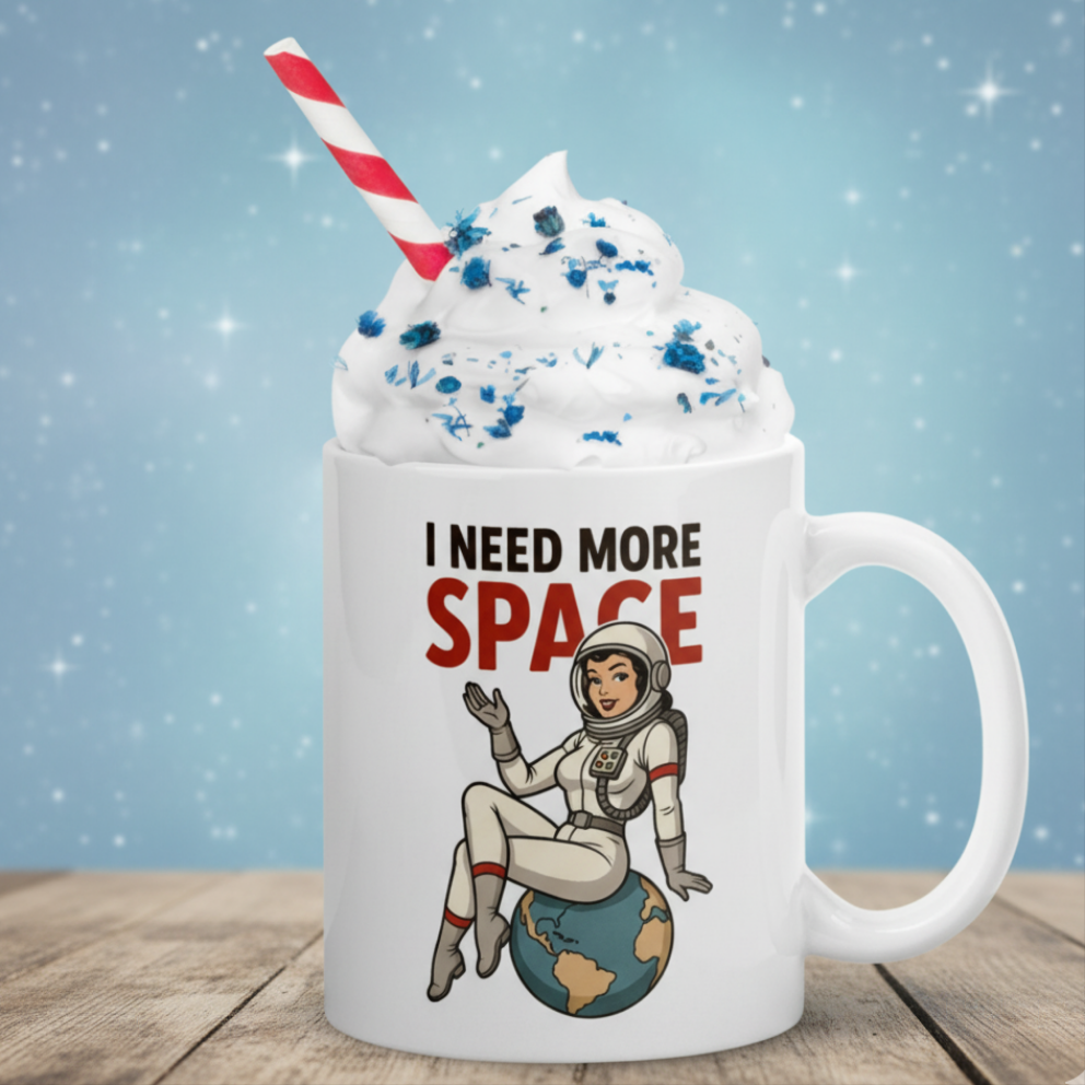 Taza Cerámica  “I Need More Space”