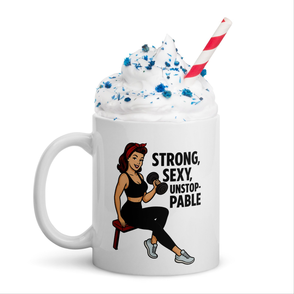 Taza/Mug "Workout Pin-Up"