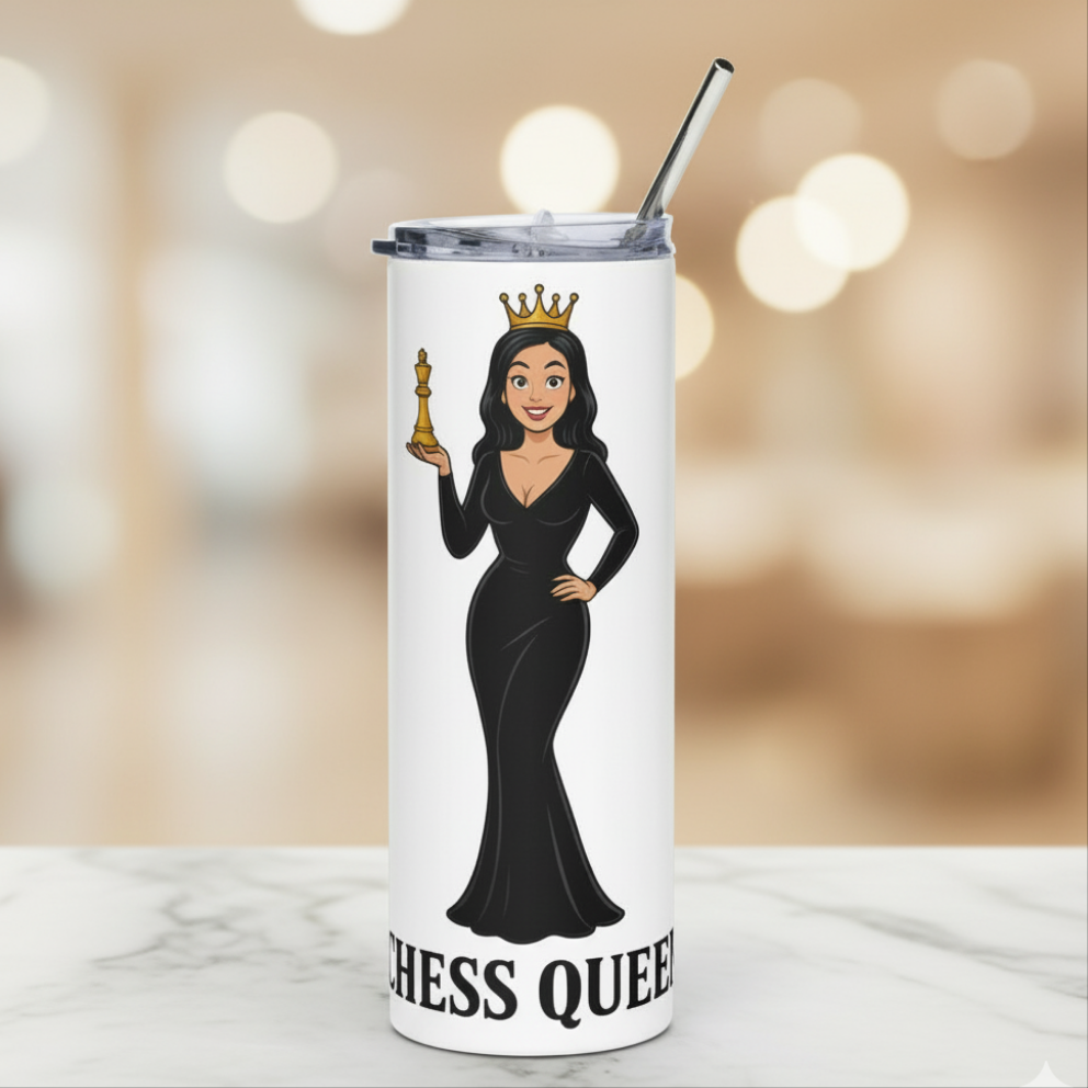 Reina de ajedrez - vaso térmico/ Stainless steel tumbler