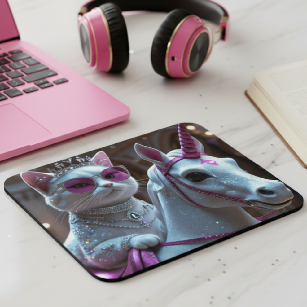 Alfombrilla de Ratón / Mouse pad "Miau Mágico"