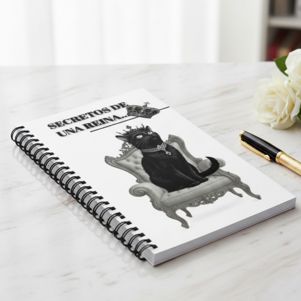 Gatita Reina - Cuaderno de Notas / Spiral Notebook