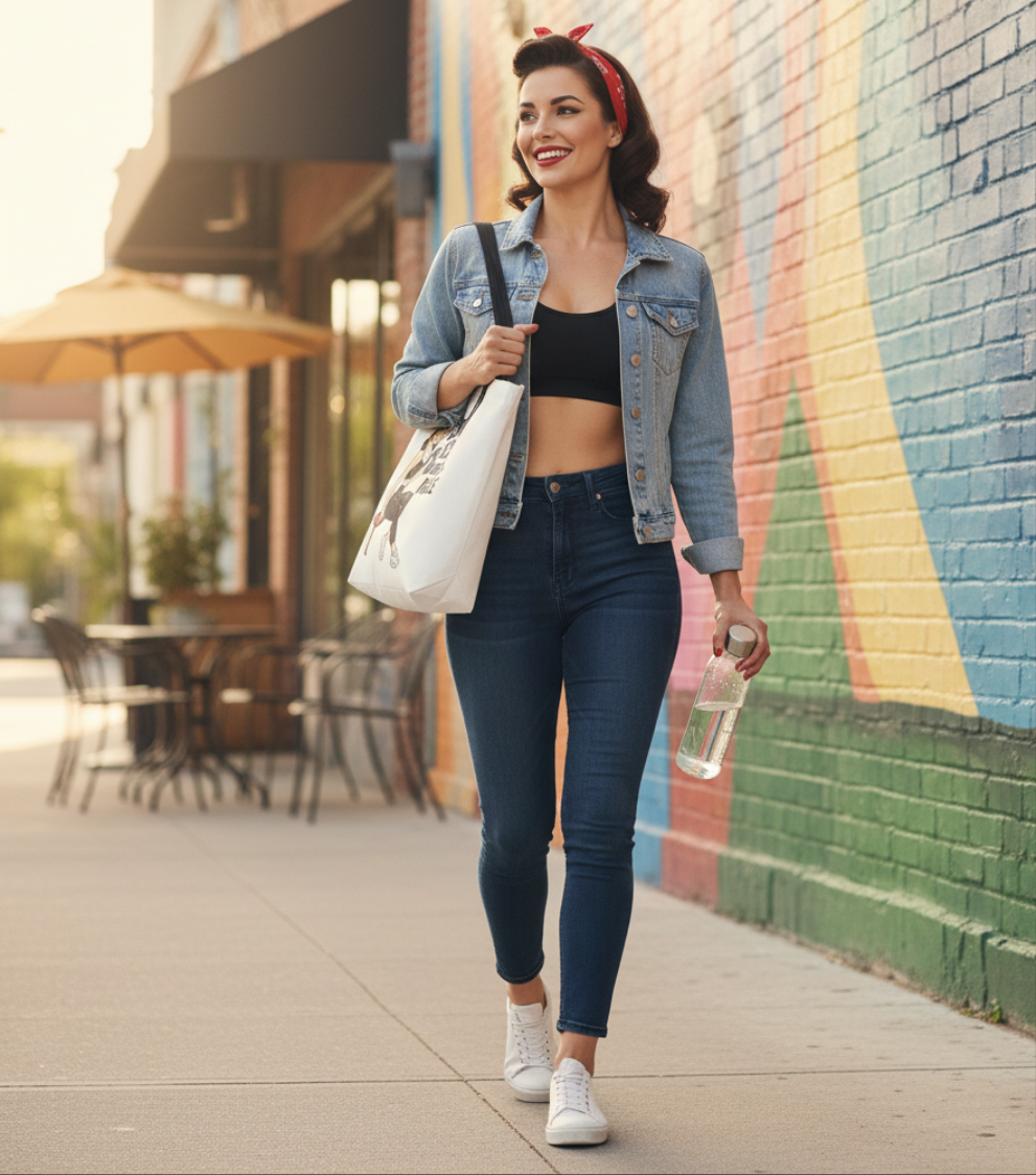Bolso tote/Bag "Workout Pin-Up"