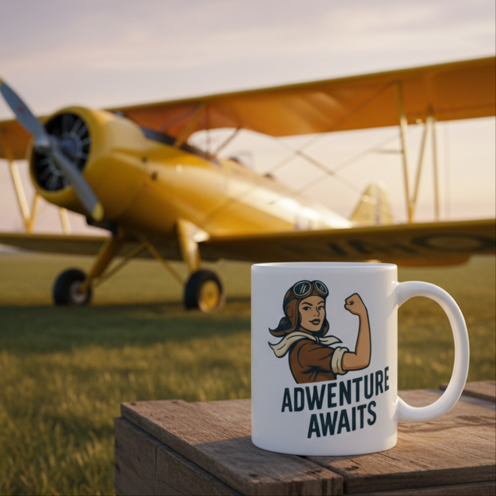 Taza cerámica / Mug "Adventure Awaits"