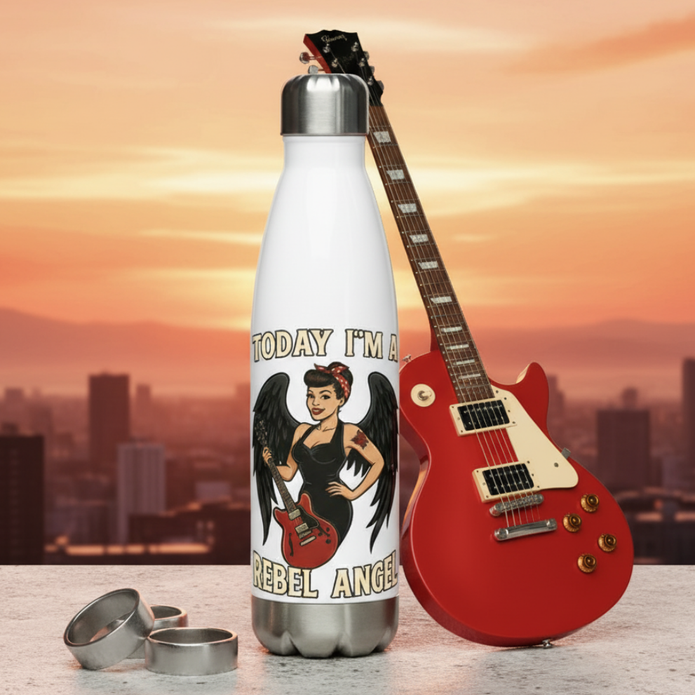 Botella de Agua/ Stainless “Black Rebel Angel”