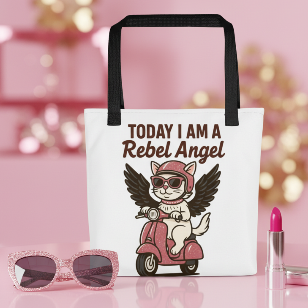 Bolso / Tote Bag “Pink Rebel Angel”