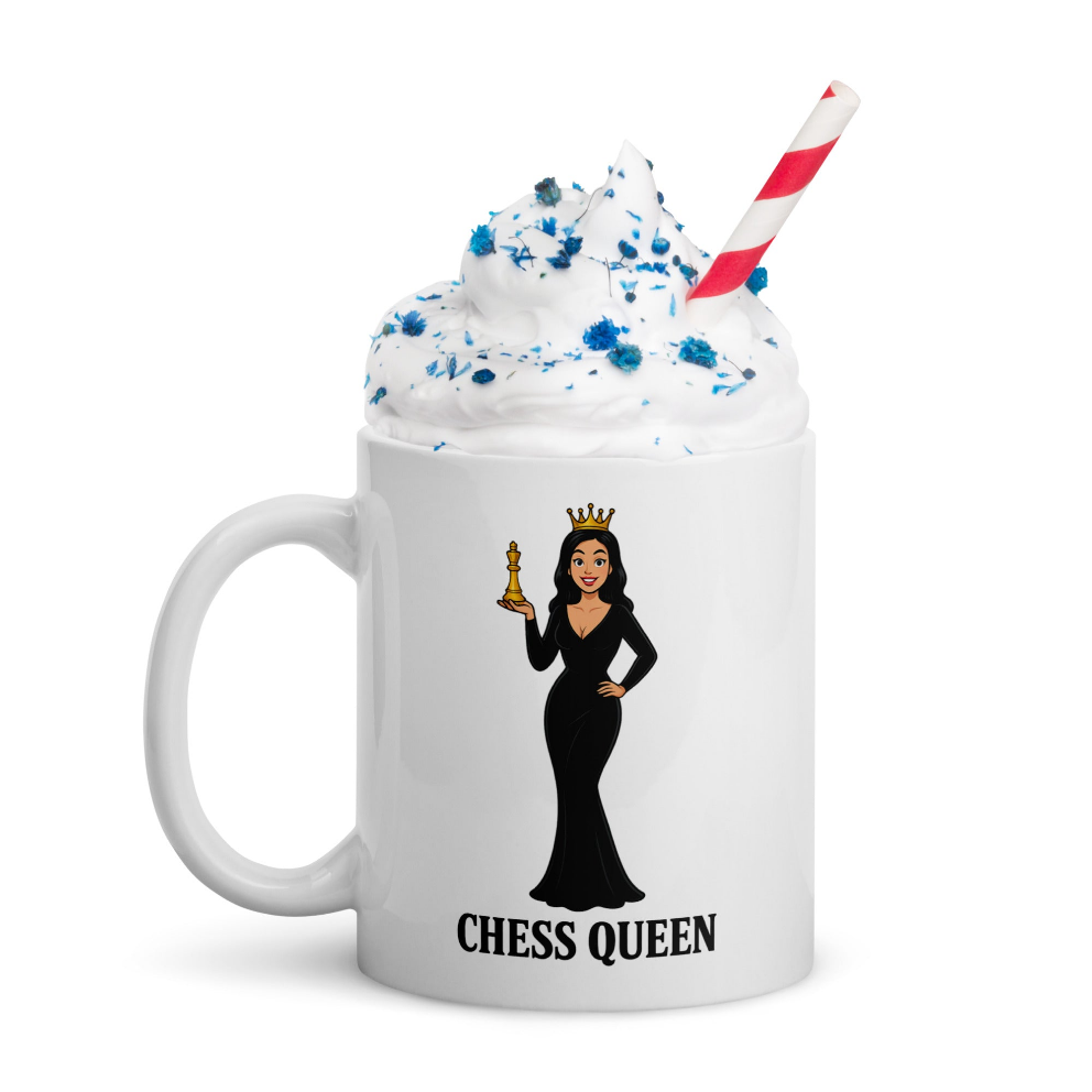 Reina de Ajedrez - Taza / White Glossy Mug