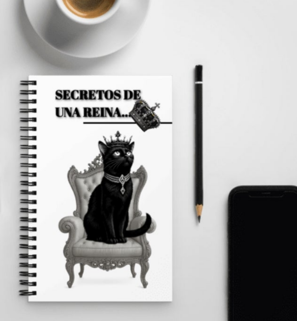 Gatita Reina - Cuaderno de Notas / Spiral Notebook