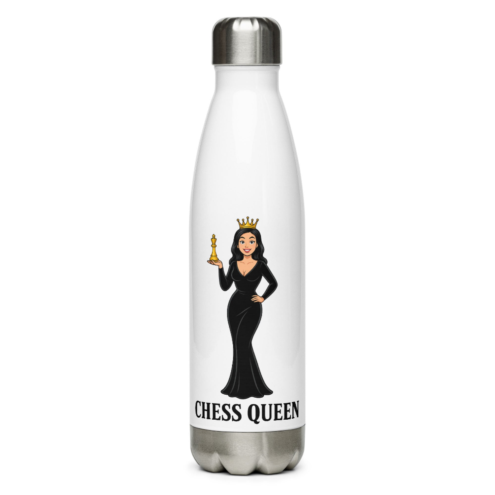 Reina de Ajedrez - Botella de agua/ Stainless Steel Water Bottle