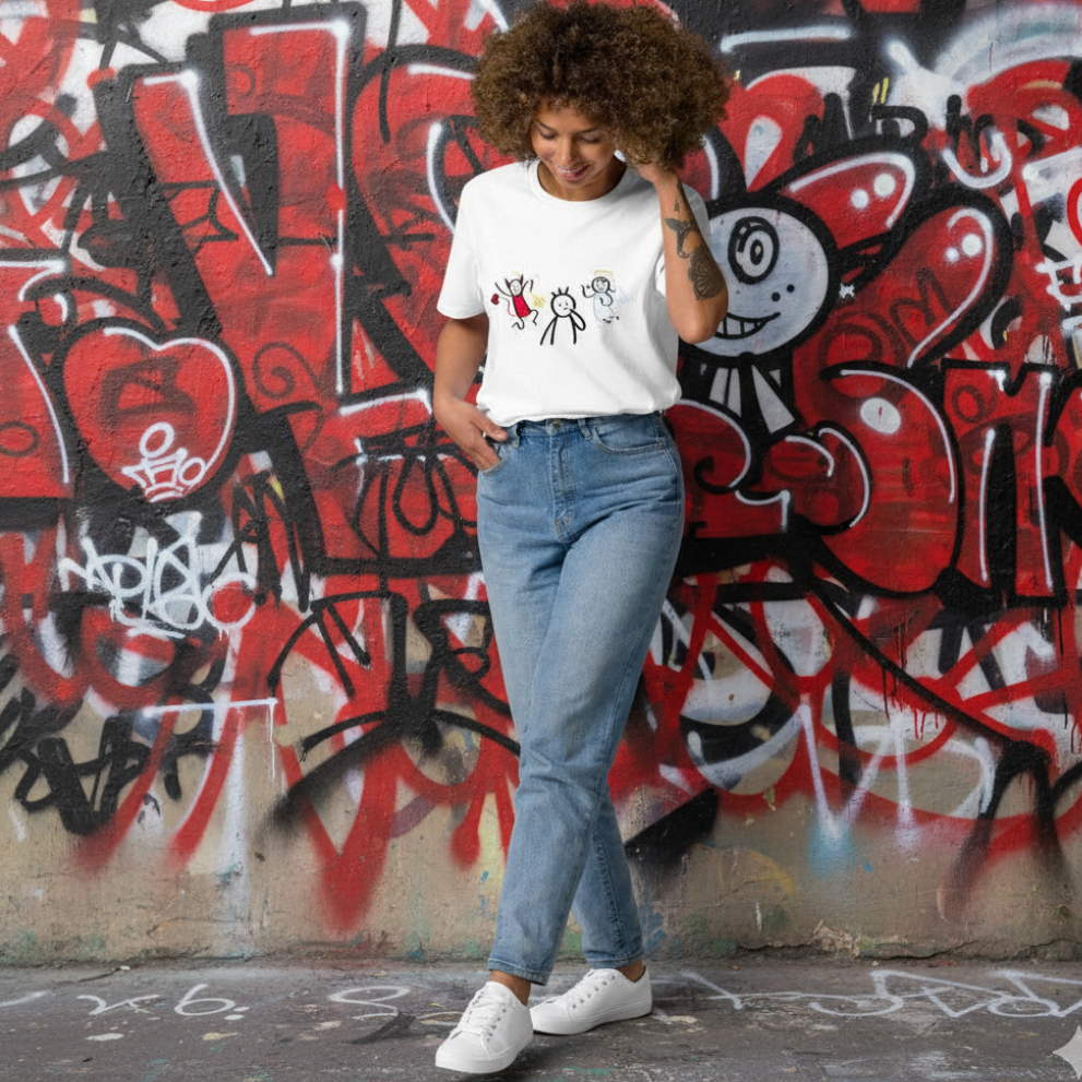 Camiseta Clásica/T-shirt “White Rebel Angel”