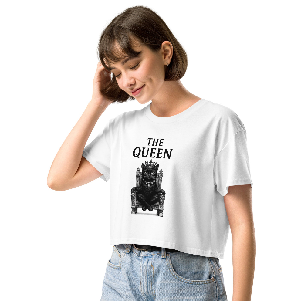 Gatita Reina - Camiseta Corta / Women's Crop Top