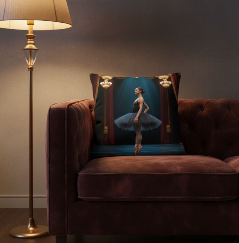Elegance – Ballet en Escenario - Cojín Básico /  Basic Pillow