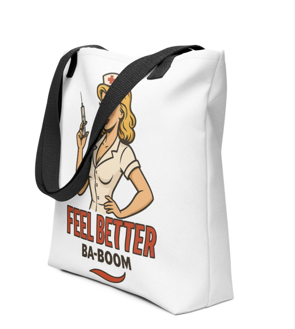 Bolsa tote/Bag "Feel Better Ba-Boom"