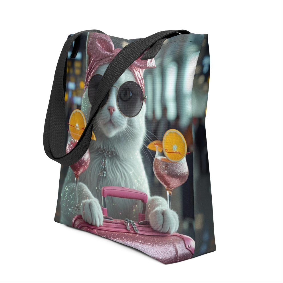 Bolso / Tote bag "Miau viajera"