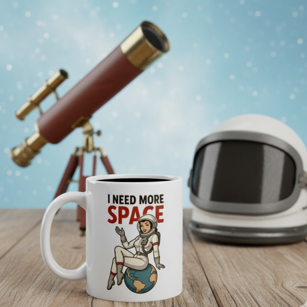 Taza Cerámica  “I Need More Space”