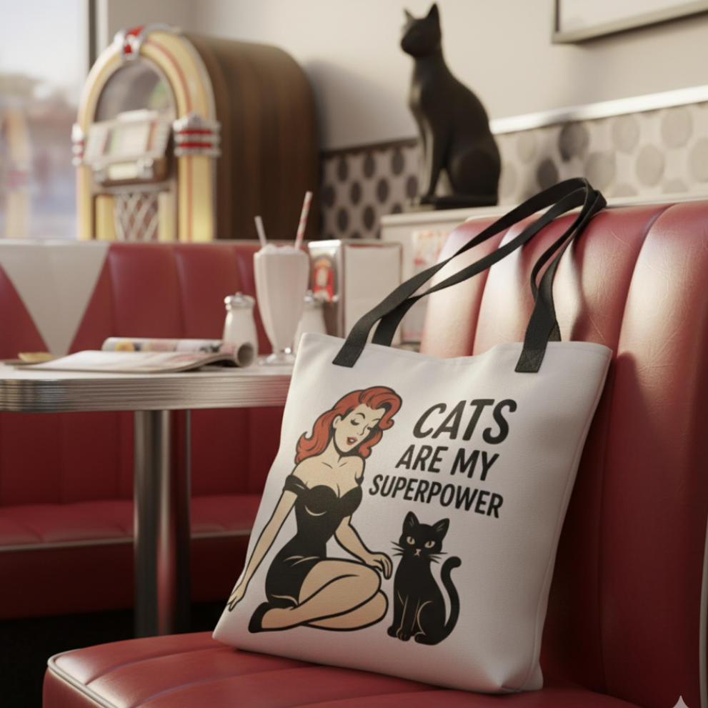 Bolsa tote/Bag "Cats Are My Superpower"