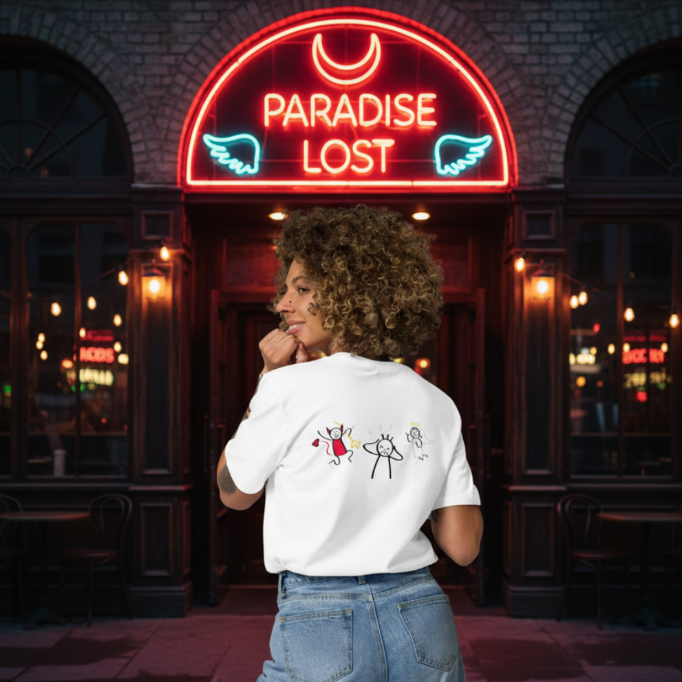 Camiseta Clásica/T-shirt “White Rebel Angel”