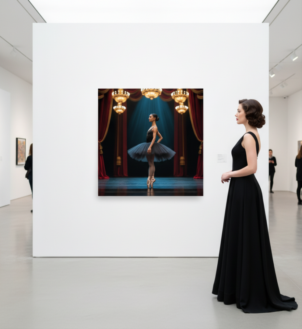 Póster Fotográfico / Photo paper poster "Elegance – Ballet en Escenario"