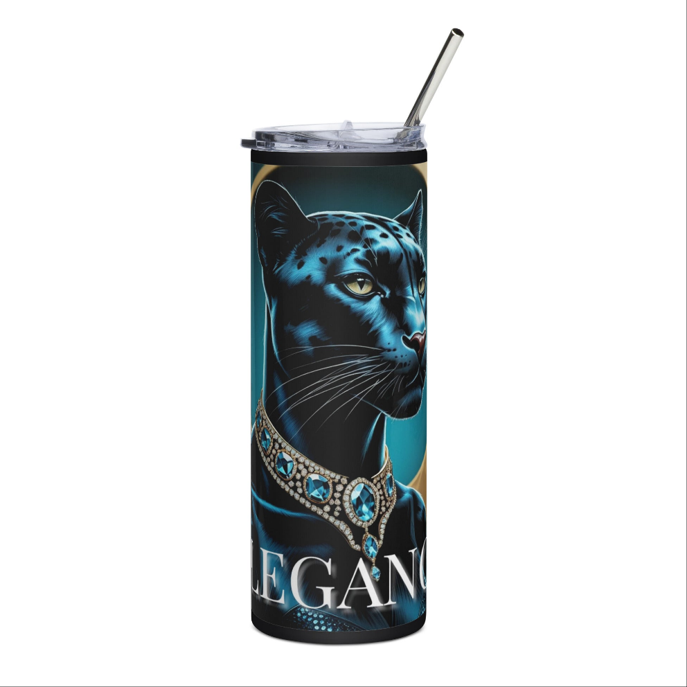 Vaso Térmico/Stainless "Elegance - Pantera".