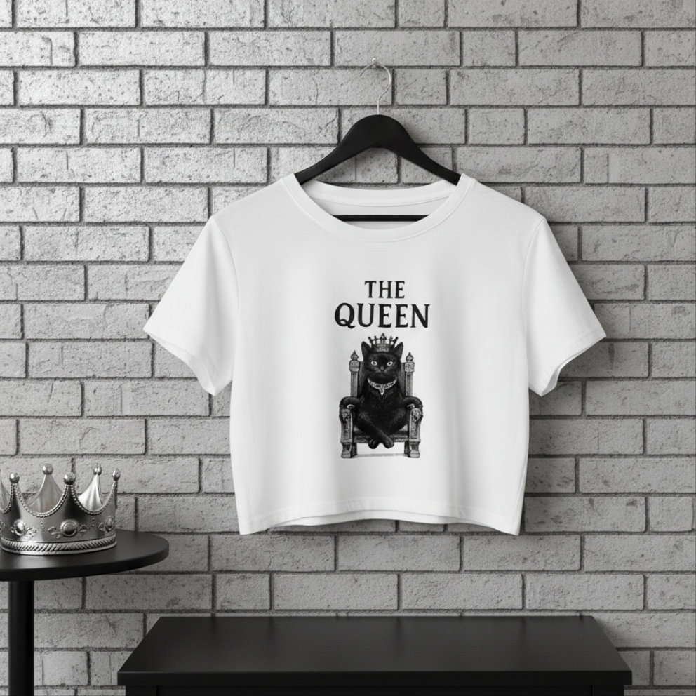 Gatita Reina - Camiseta Corta / Women's Crop Top