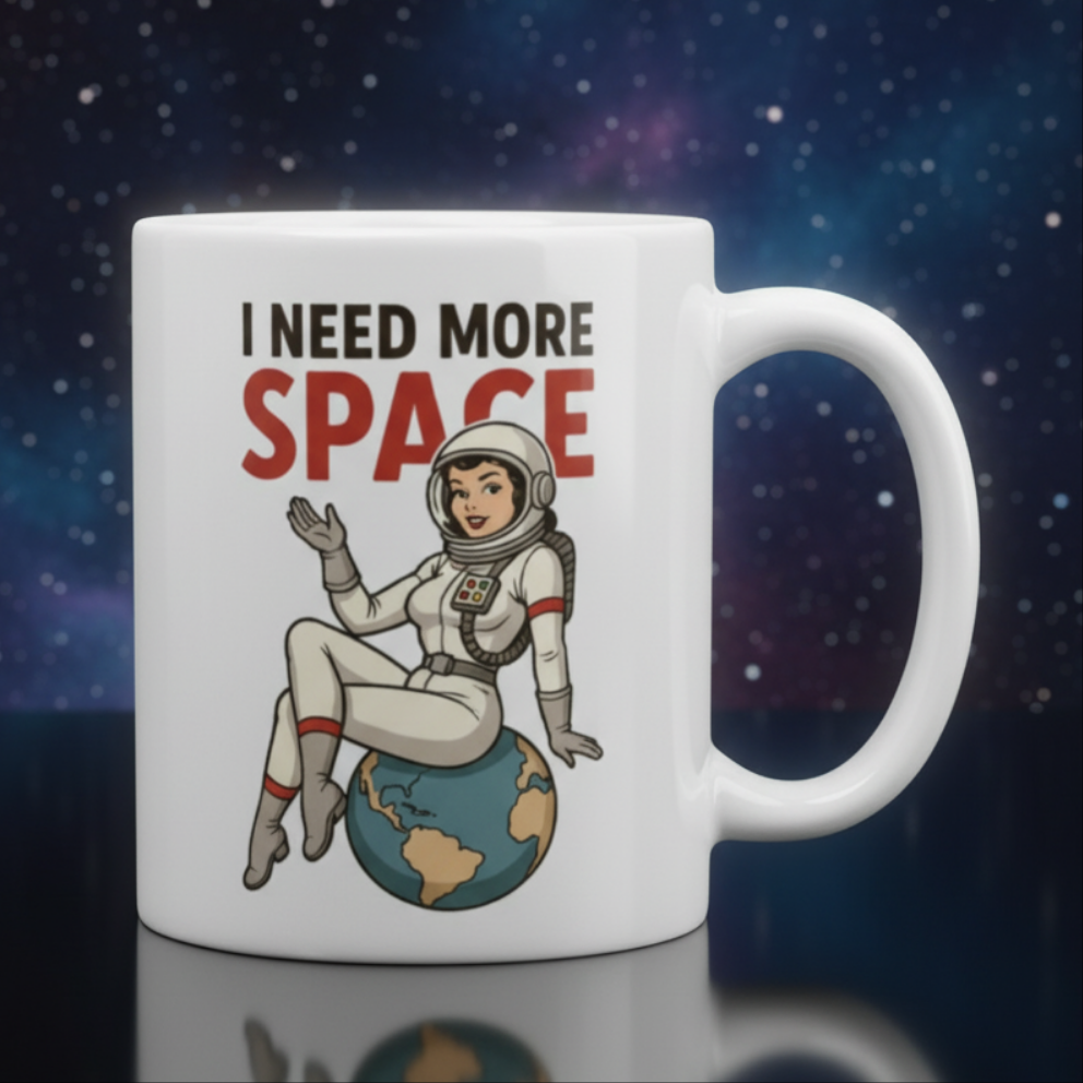 Taza Cerámica  “I Need More Space”