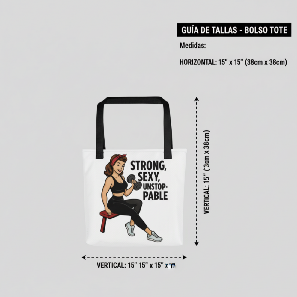 Bolso tote/Bag "Workout Pin-Up"