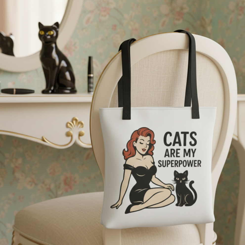 Bolsa tote/Bag "Cats Are My Superpower"
