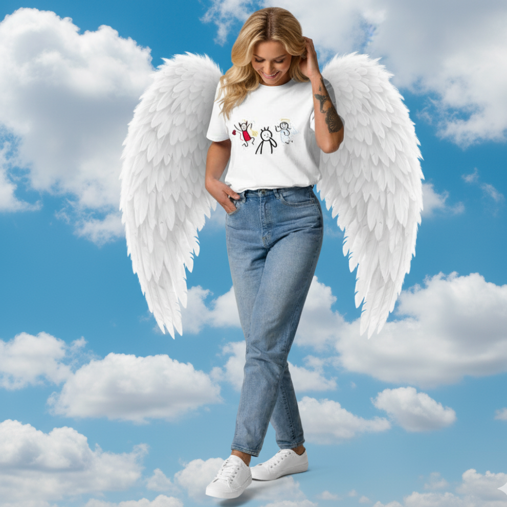 Camiseta Clásica/T-shirt “White Rebel Angel”