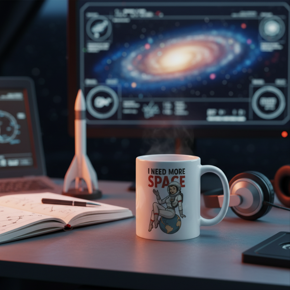 Taza Cerámica  “I Need More Space”