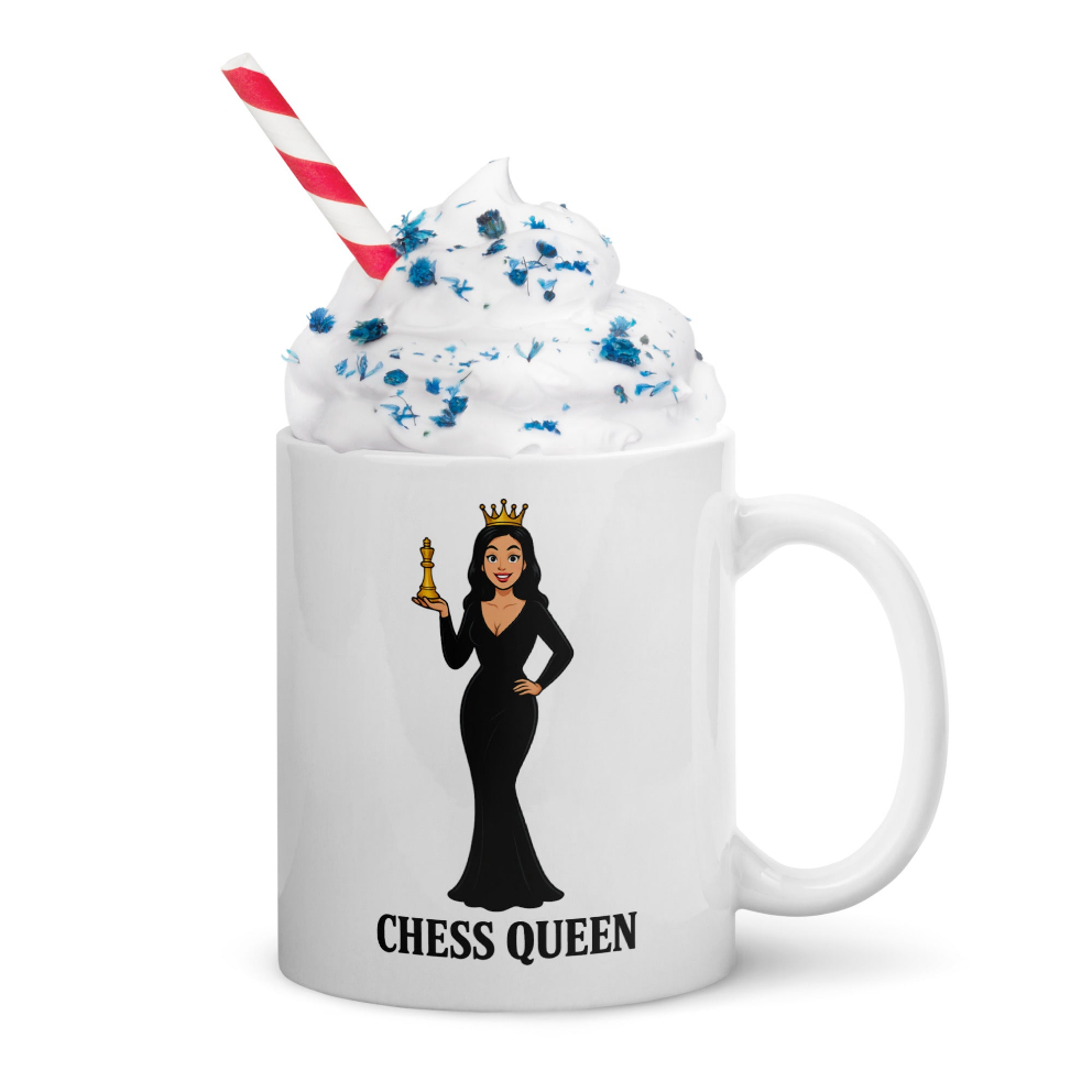 Reina de Ajedrez - Taza / White Glossy Mug