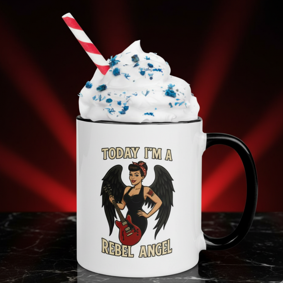 Taza/Mug cerámica "Black Rebel Angel”