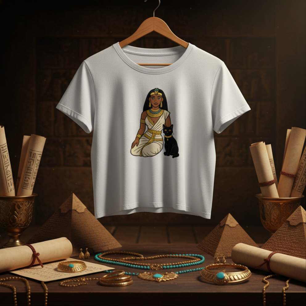Reina Egipcia - Women's Crop Top