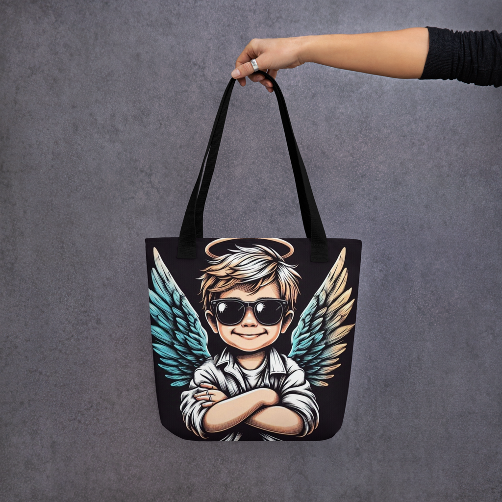 Tote Bag “Rebel Angel” – Wings of Freedom, Style Without Limits