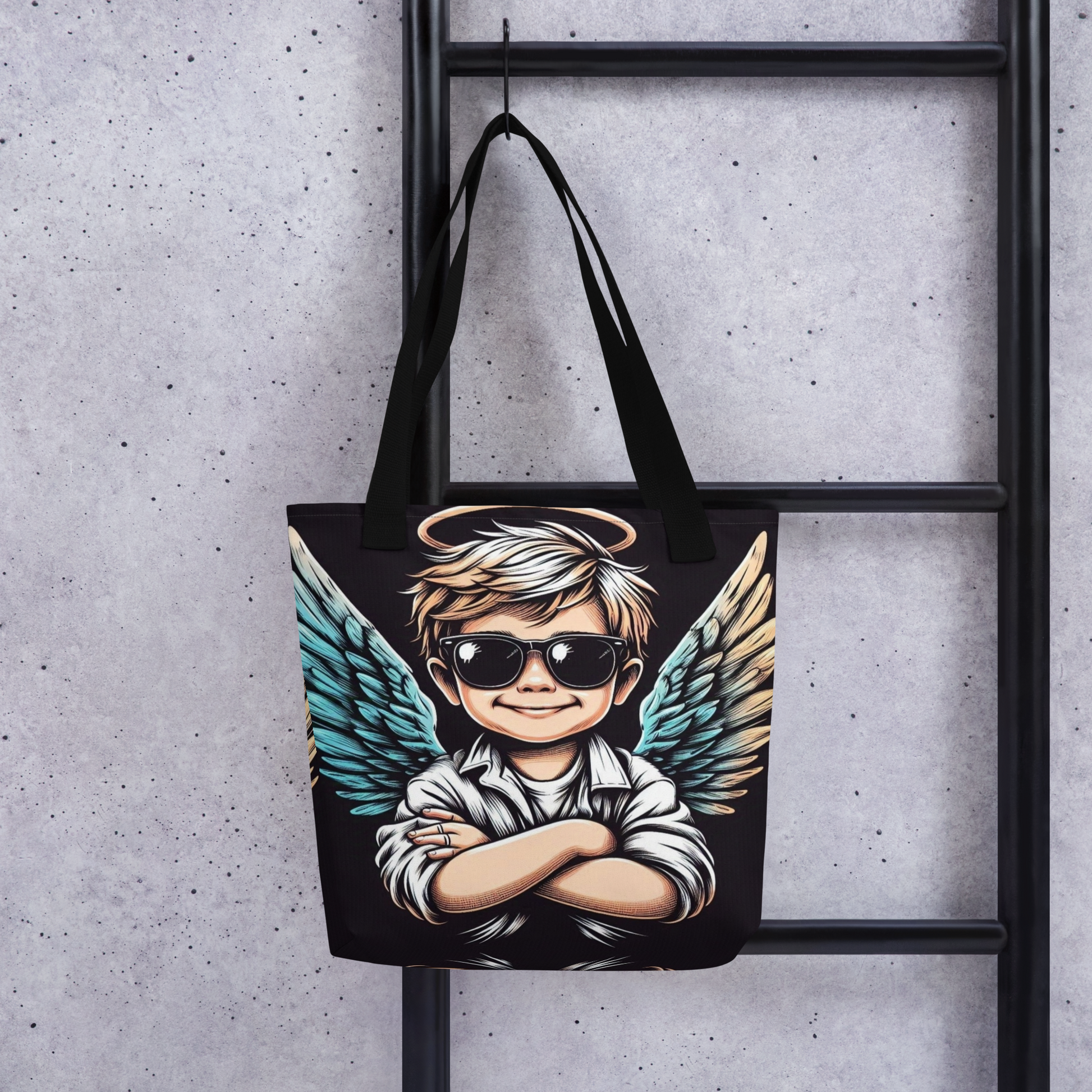 Tote Bag “Rebel Angel” – Wings of Freedom, Style Without Limits