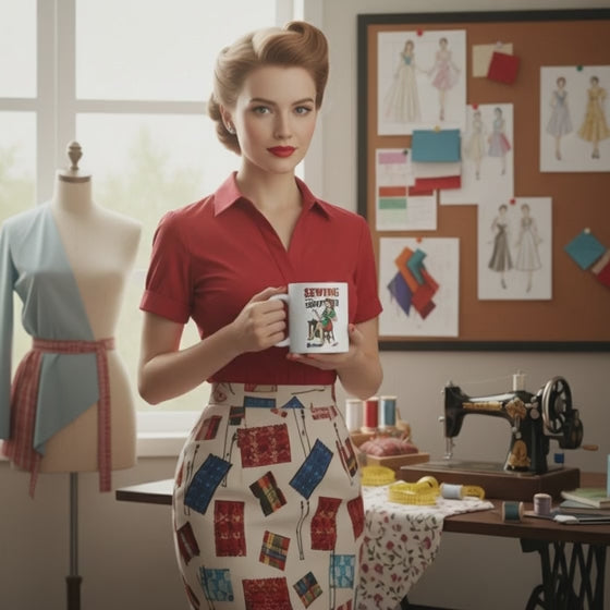 Taza cerámica "Sewing is my superpower"