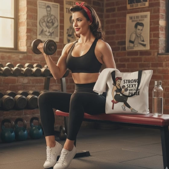Bolso tote/Bag "Workout Pin-Up"
