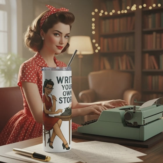 Vaso de acero inoxidable "Write Your Own Story"