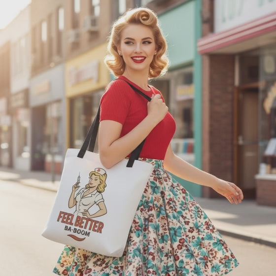 Bolsa tote/Bag "Feel Better Ba-Boom"