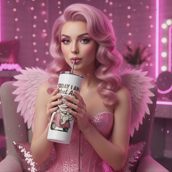 Vaso Térmico/Stainless “Pink Rebel Angel”