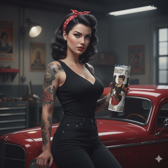 Vaso Térmico/Stainless “Black Rebel Angel”