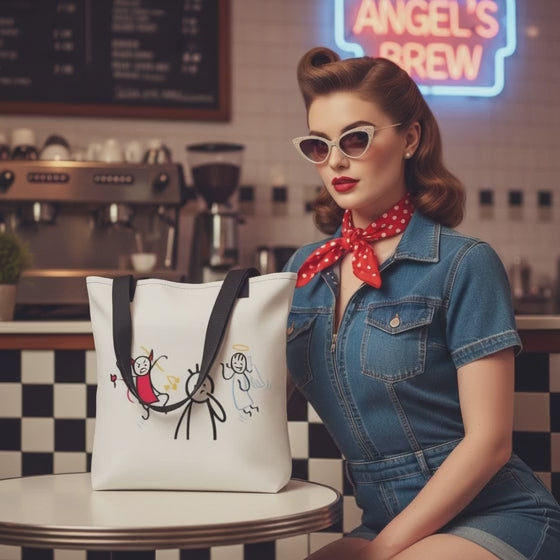 Bolso / Tote Bag “White Rebel Angel”