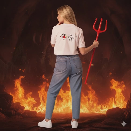 Camiseta Clásica/T-shirt “White Rebel Angel”