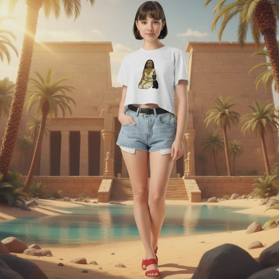 Reina Egipcia - Women's Crop Top